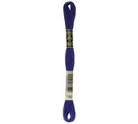 DMG Plaid Cotton Thread, Variegated for Stitching, 8 Metres 12-Pack Royal-blue