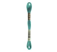 DMG Plaid Cotton Thread, Variegated for Stitching, 8 Metres 12-Pack Sea green