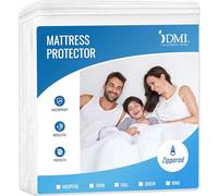 DMI Duro-Med White Single Size Zip Operated Plastic Nylon Mattress Cover
