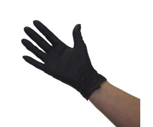 DMI Nitrile Non-Latex Gloves Black Large Pack of 100pcs