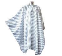 DMI Vintage Barber Cape, Hairdressing Cape, Black on White Pinstripe