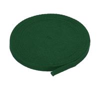 DMiotech 1/4"(0.6cm) 10 Yards Cotton Twill Tape Cotton Ribbons Bias Binding Tape Herringbone Tape Ribbons Dark Green for DIY Crafts, Clothes, Sewing, Knit