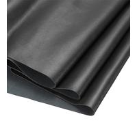 DMiotech 1 Pack 14 Inch x 53 Inch Faux Leather Strip Furniture Cover Napa Skin Black PU Leather Roll for Handmade DIY Craft Projects