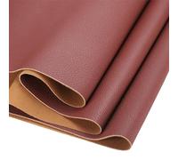 DMiotech 1 Pack 14 Inch x 53 Inch Faux Leather Strip Furniture Cover Soft Grain Copper PU Leather Roll for Handmade DIY Craft Projects