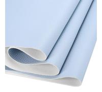 DMiotech 1 Pack 14 Inch x 53 Inch Faux Leather Strip Furniture Cover Soft Grain Light Blue PU Leather Roll for Handmade DIY Craft Projects
