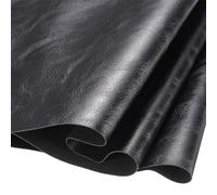 DMiotech 1 Pack 36 Inch x 54 Inch Faux Leather Strip Furniture Cover Wooden Pattern Black PU Leather Roll for Handmade DIY Craft Projects