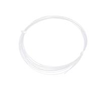 DMiotech 1 Pack PTFE Tubing Hose Pipe Insulating Tube, 0.3mm ID x 0.6mm OD x 9.84ft Fit for Direct Drive Extruder Insulating 3D Printer Filament,White