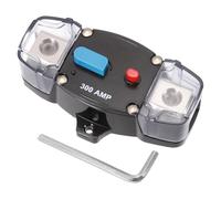 DMiotech 1 Set 12-48V 300A Circuit Breaker,Manual Resettable Overload Protector Switch with Hexagon Wrench Mini Electrical Breakers Fuse Holder for Boat Rv Car Audio Speaker