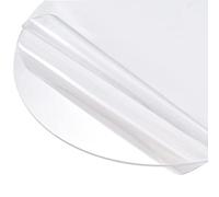 DMiotech 10" Diameter 1.5mm Thick Acrylic Sheet Circle Round Disc PMMA Acrylic Board for Craft DIY Display Project Sign Blank Clear