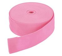 DMiotech 10 Yard x 1 1/2 Inch Width Nylon Webbing Strap Poly Flat Webbing Strapping for DIY Craft Backpack Strapping, Sewing, Outdoor Gear Repair, Pink