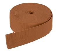DMiotech 10 Yard x 1 1/2 Inch Width Nylon Webbing Strap Poly Flat Webbing Strapping for DIY Craft Backpack Strapping, Sewing, Outdoor Gear Repair, Brown