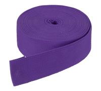 DMiotech 10 Yard x 1 1/2 Inch Width Nylon Webbing Strap Poly Flat Webbing Strapping for DIY Craft Backpack Strapping, Sewing, Outdoor Gear Repair, Dark Purple