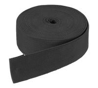 DMiotech 10 Yard x 1 1/2 Inch Width Nylon Webbing Strap Poly Flat Webbing Strapping for DIY Craft Backpack Strapping, Sewing, Outdoor Gear Repair, Black