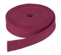 DMiotech 10 Yard x 1 Inch Width Nylon Webbing Strap Poly Flat Webbing Strapping for DIY Craft Backpack Strapping, Sewing, Outdoor Gear Repair, Burgundy
