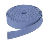 DMiotech 10 Yard x 1 Inch Width Nylon Webbing Strap Poly Flat Webbing Strapping for DIY Craft Backpack Strapping, Sewing, Outdoor Gear Repair, Grey Blue