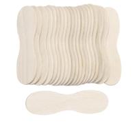 DMiotech 100 Pack 24" x 0.6" Wooden Ice Cream Paddle Spoons Bulk Disposable Ice Cream Tasting Sticks Dessert Spoons for Tasting, Craft