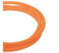 DMiotech 10ft Wire Loom Split Tubing 1/2 Inch, Cord Protectors from Pet Flexible Conduit Cable Management for Office Home Garden, Orange