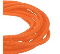 DMiotech 10ft Wire Loom Split Tubing 3/4 Inch, Cord Protectors from Pet Flexible Conduit Cable Management for Office Home Garden, Orange