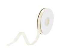 DMiotech 10mm Satin Ribbon 23m/75ft Thin Double Face Fabric Grosgrain Ribbon for Gift Wrapping Floral Hair Flower Bouquet, Cream White
