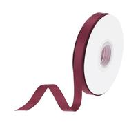 DMiotech 10mm Satin Ribbon 23m/75ft Thin Double Face Fabric Grosgrain Ribbon for Gift Wrapping Floral Hair Flower Bouquet, Dark Red