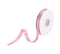 DMiotech 10mm Satin Ribbon 23m/75ft Thin Double Face Fabric Grosgrain Ribbon for Gift Wrapping Floral Hair Flower Bouquet, Dusty Pink
