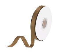 DMiotech 10mm Satin Ribbon 23m/75ft Thin Double Face Fabric Grosgrain Ribbon for Gift Wrapping Floral Hair Flower Bouquet, Light Brown