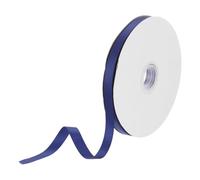 DMiotech 10mm Satin Ribbon 46m/150ft Thin Double Face Fabric Grosgrain Ribbon for Gift Wrapping Floral Hair Flower Bouquet, Navy Blue