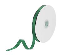 DMiotech 10mm Satin Ribbon 46m/150ft Thin Double Face Fabric Grosgrain Ribbon for Gift Wrapping Floral Hair Flower Bouquet, Forest Green