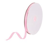 DMiotech 10mm Satin Ribbon 46m/150ft Thin Double Face Fabric Grosgrain Ribbon for Gift Wrapping Floral Hair Flower Bouquet, Pale Pink