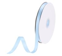 DMiotech 10mm Satin Ribbon 46m/150ft Thin Double Face Fabric Grosgrain Ribbon for Gift Wrapping Floral Hair Flower Bouquet, Light Blue