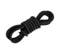 DMiotech 10mm Shock Cord, 3 M Black Bungee Cord Tent Pole Shock Cord Round Elastic Kayak Rope Stretch String Marine Grade Heavy Polyester for DIY Projects Tie Downs