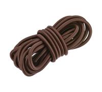 DMiotech 10mm Shock Cord, 7.6 M Brown Bungee Cord Tent Pole Shock Cord Round Elastic Kayak Rope Stretch String Marine Grade Heavy Polyester for DIY Projects Tie Downs
