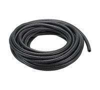 DMiotech 10mmx7mmx10m Plastic Non-Split Corrugated Tubing Indoor Outdoor Cord Management for Wrap Tidy Office Garden