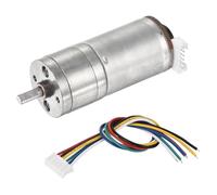 DMiotech 12V 280RPM Rated Torque 0.08 Output Shaft Length 8mm Micro DC Speed Reduction Motor Mini Metal Gearbox Motor for RC Car Robot Model DIY RC Toys Engine