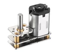 DMiotech 12V 500RPM Rated Torque 10 Output Shaft Length 10mm Micro DC Speed Reduction Motor Mini Metal Gearbox Motor for RC Car Robot Model DIY RC Toys Engine