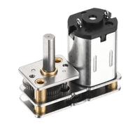 DMiotech 12V 60RPM Rated Torque 18 Output Shaft Length 10mm Micro DC Speed Reduction Motor Mini Metal Gearbox Motor for RC Car Robot Model DIY RC Toys Engine