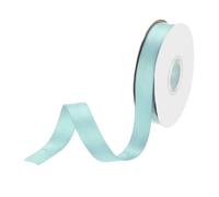 DMiotech 15mm Satin Ribbon 23m/75ft Thin Double Face Fabric Grosgrain Ribbon for Gift Wrapping Floral Hair Flower Bouquet, Aquamarine Blue