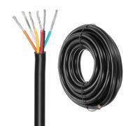 DMiotech 16 Gauge Wire Electrical Wire 6 Conductor, 16 AWG Extension Cable Cord 20 Ft/6 m UL2464 300V Stranded Tinned Copper Wire for LED Lighting Automotive