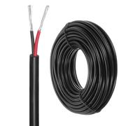 DMiotech 18 Gauge Wire Electrical Wire 2 Conductor, 18 AWG Extension Cable Cord 50 Ft/15 m UL2464 300V Stranded Tinned Copper Wire for LED Lighting Automotive