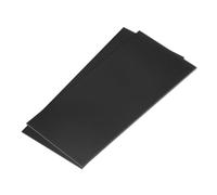 DMiotech 2 Pack 6 x 12 x 0.15 Inch Plastic UHMW Sheets, Ultra High Molecular Weight Polyethylene, Opaque Black Polyethylene Board for Automotive, Chemical, Manufacturing, DIY Home Kitchen