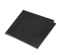 DMiotech 2 Pack 6 x 6 x 0.1 Inch Plastic UHMW Sheets, Ultra High Molecular Weight Polyethylene, Opaque Black Polyethylene Board for Automotive, Chemical, Manufacturing, DIY Home Kitchen