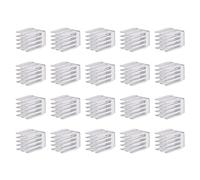 DMiotech 20 Pack 9x9x12mm Aluminum Alloy Radiator Circuit Board Slotted Section with Thermal Paste for 3D Printer