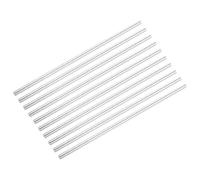 DMiotech 20 Pcs Aluminum Rods,4mm Dia 100mm Long Solid Round Rod 6061 Extruded Lathe Bar Stock Aluminum Metal Rods for DIY Craft Model Plane Ship Car