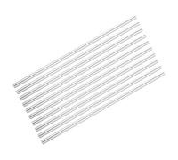 DMiotech 20 Pcs Aluminum Rods,6.5mm Dia 330mm Long Solid Round Rod Stick 6061 Extruded Lathe Bar Stock Aluminum Metal Rods for DIY Craft Model Plane Ship Car