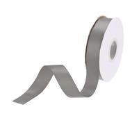 DMiotech 20mm Satin Ribbon 23m/75ft Thin Double Face Fabric Grosgrain Ribbon for Gift Wrapping Floral Hair Flower Bouquet, Dark Grey