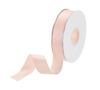 DMiotech 20mm Satin Ribbon 23m/75ft Thin Double Face Fabric Grosgrain Ribbon for Gift Wrapping Floral Hair Flower Bouquet, Pastel Pink