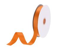 DMiotech 20mm Satin Ribbon 46m/150ft Thin Double Face Fabric Grosgrain Ribbon for Gift Wrapping Floral Hair Flower Bouquet, Orange