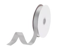 DMiotech 20mm Satin Ribbon 46m/150ft Thin Double Face Fabric Grosgrain Ribbon for Gift Wrapping Floral Hair Flower Bouquet, Grey