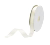 DMiotech 20mm Satin Ribbon 46m/150ft Thin Double Face Fabric Grosgrain Ribbon for Gift Wrapping Floral Hair Flower Bouquet, Cream White