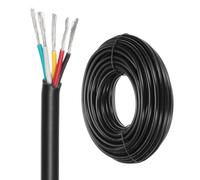 DMiotech 22 Gauge Wire Electrical Wire 5 Conductor, 22 AWG Extension Cable Cord 50 Ft/15 m UL2464 300V Stranded Tinned Copper Wire for LED Lighting Automotive